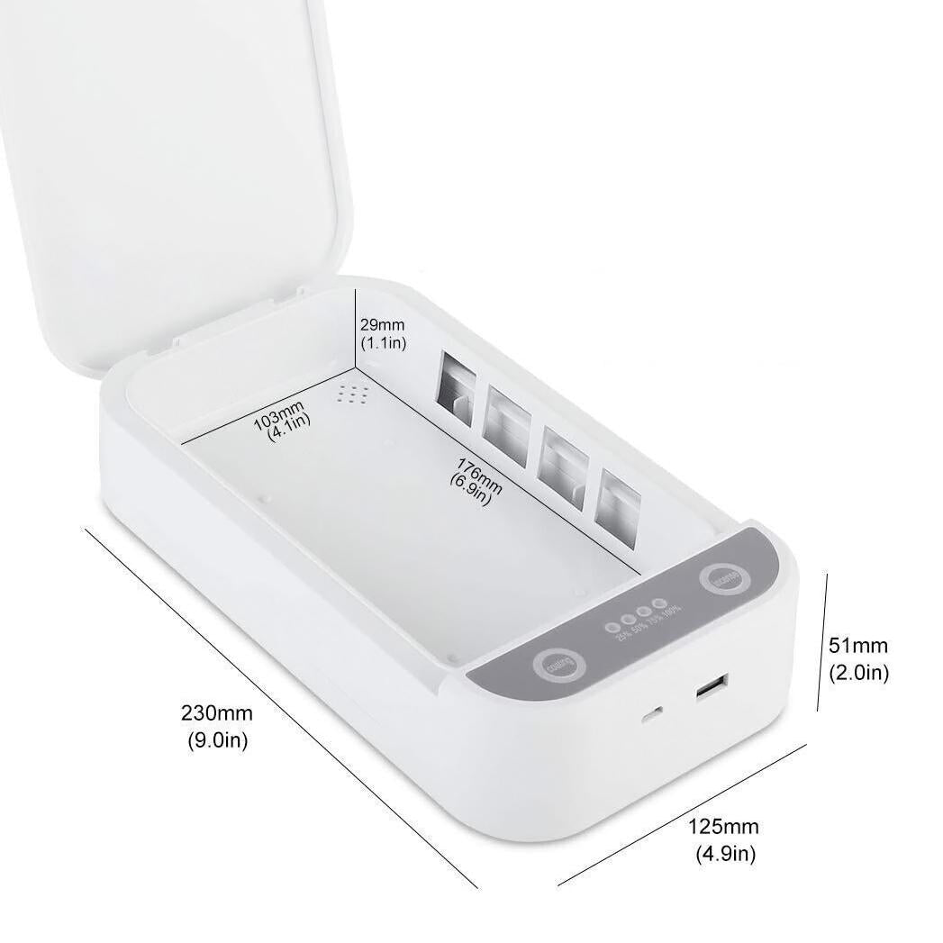 UV Light Mobile Sterilisation Coater, The Ultimate On-the-Go Disinfection Solution for Phones, Watches, and Accessories