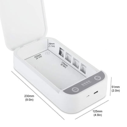 UV Light Mobile Sterilisation Coater, The Ultimate On-the-Go Disinfection Solution for Phones, Watches, and Accessories