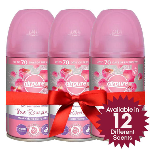 AirPure Moments Automatic Air Freshener Refills - 250ml, Pack of 3