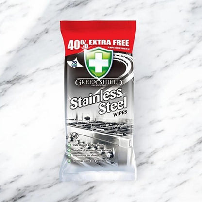 Stainless Steel Wipes – 70 Pack, Streak-Free, Anti-Bacterial, Polish & Protect