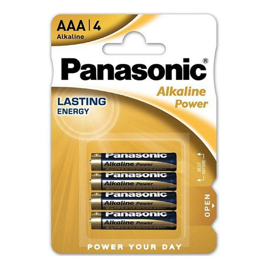 AAA Alkaline Batteries – Long Life Power (Pack of 4)