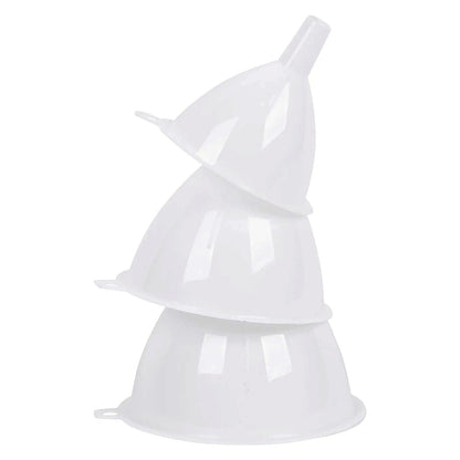 3-Piece Funnel Set – Multi-Size, Compact & Versatile Tool
