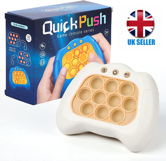 Quick-Push Pop Game Controller – Reflex Speed Puzzle with Light and Sound