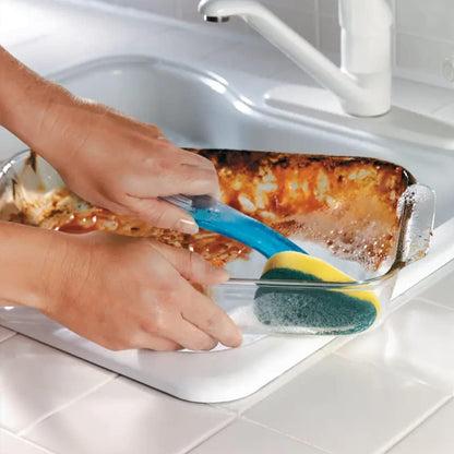 Refillable Sponge Brush with Soap-Dispensing Handle – Kitchen Cleaner