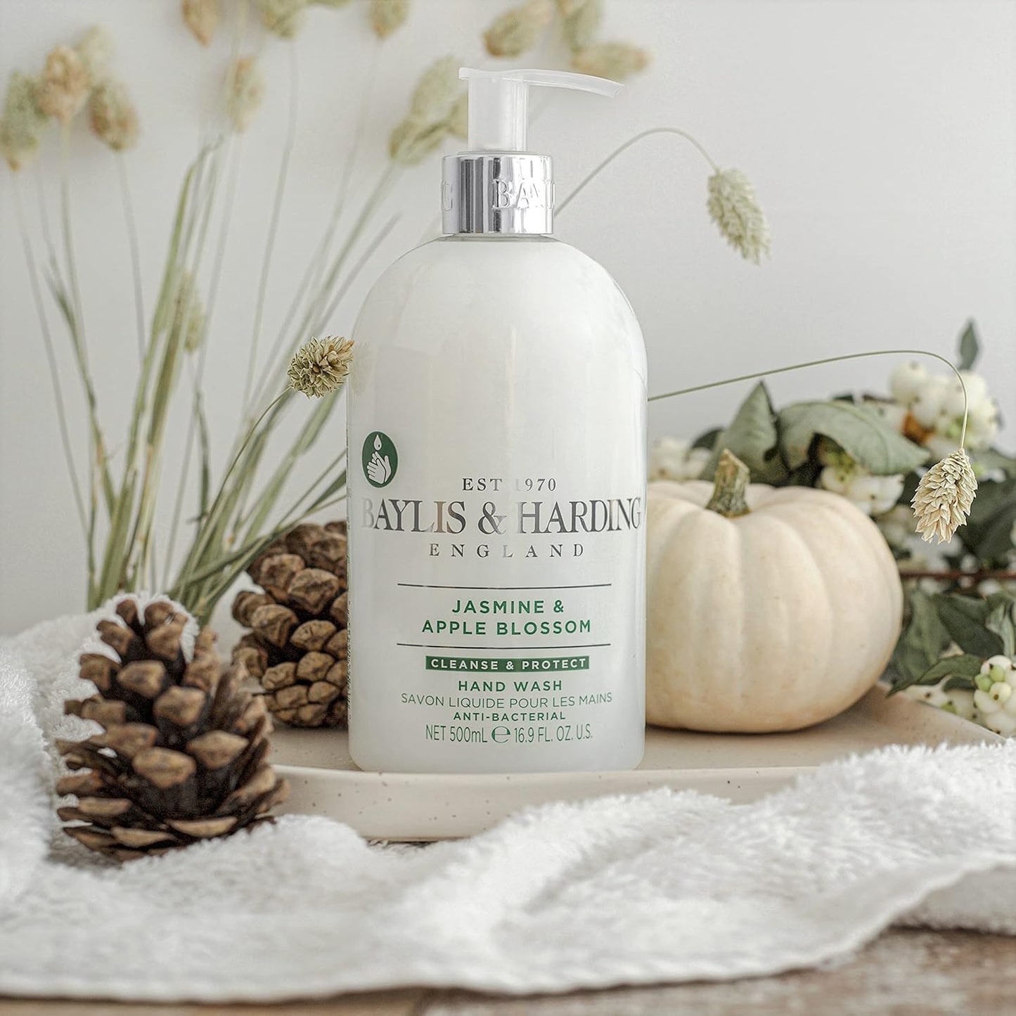 Jasmine & Apple Blossom Anti-Bacterial Hand Wash – 500ml