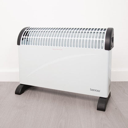 2000W Portable Convector Heater with 3 Heat Settings – Energy Efficient Electric Heater