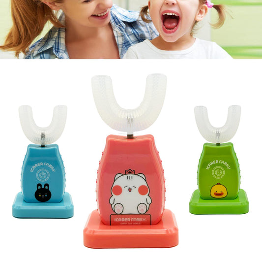 Sonic U-Shaped Kids Toothbrush – Hands-Free, USB Rechargeable, IPX7 Waterproof