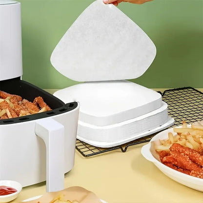 Air Fryer Liners 40 Pack – 20cm Square Non-Stick Cooking Sheets