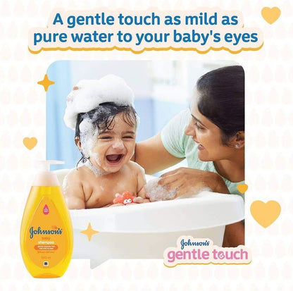 Johnson's Baby Shampoo 100ml Mini Travel Bottle, No More Tears Formula, Hypoallergenic, Soft and Shiny Hair, Ideal Baby Shower Gift - Haircare Kids for Holidays