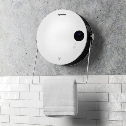 2000W PTC Ceramic Bathroom Heater with Built-in Tower Rail