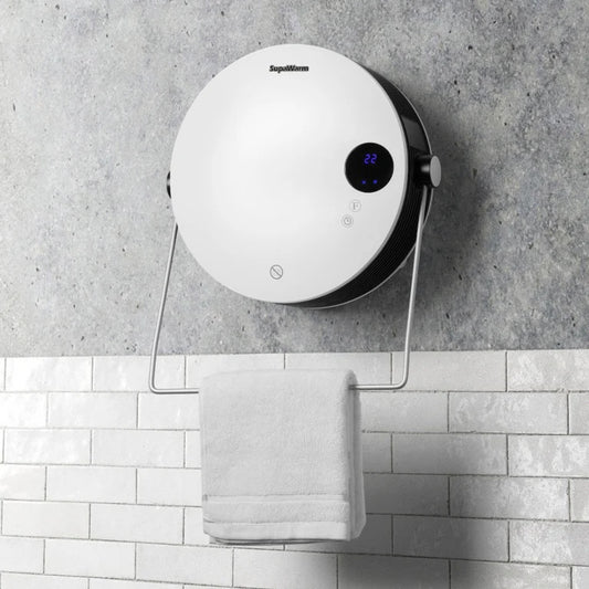2000W PTC Ceramic Bathroom Heater with Built-in Tower Rail