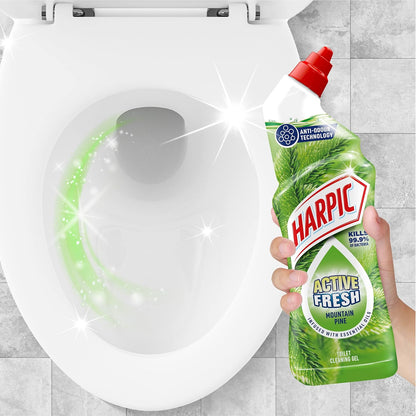 Active Fresh Toilet Gel 750ml – Kills 99.9% Bacteria, Anti-Growth Formula