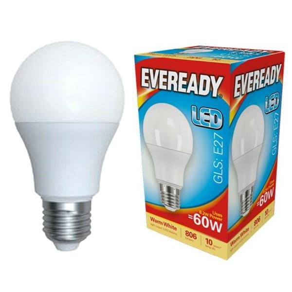 LED GLS E27 Lightbulb 8.8W (60W) Warm White – Energy Saving