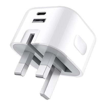 20W Dual-Port USB-C Charger – Fast, Fire-Retardant Design