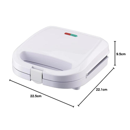 2-Slice Sandwich & Toastie Maker – 750 W, Non-Stick Plates, Cool-Touch Handle