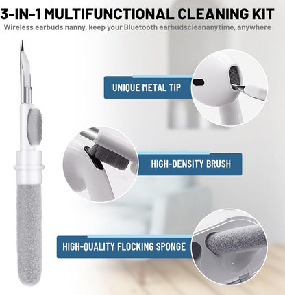3-in-1 Electronics Cleaning Pen – Brush, Sponge & Detailing Tip