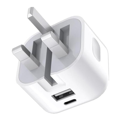 20W Dual-Port USB-C Charger – Fast, Fire-Retardant Design