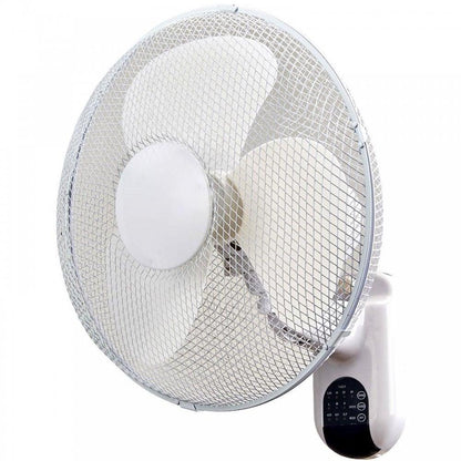 16” Oscillating Wall Fan with Remote – Quiet, Adjustable Cooling for Home & Office