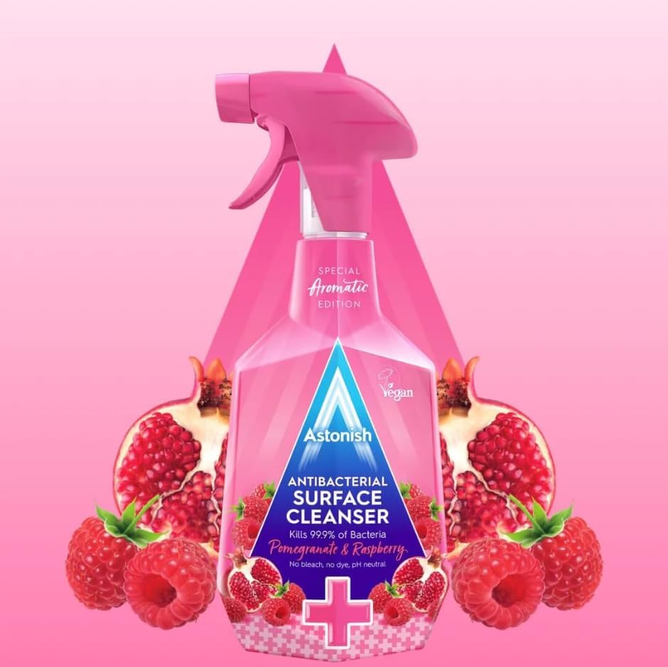 Astonish Aromatic Multi-Purpose Anti-Bacterial Spray Pomegranate & Raspberry - 750ml