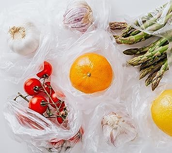 100 Large Fridge Freezer Food Bags with Tie Handles