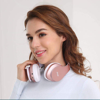 Foldable Bluetooth Headphones – Wireless & Wired, 15-Hour Playtime