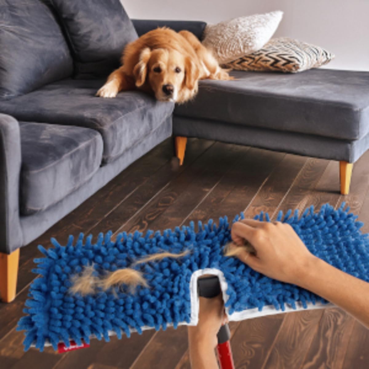 Pet Pro Flip Mop – Microfibre 2-in-1, Multi-Surface, Washable & Reusable