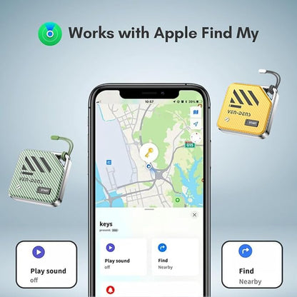 Smart Bluetooth Tracker Tag – Apple Find My, Key, Wallet & Pet Locator