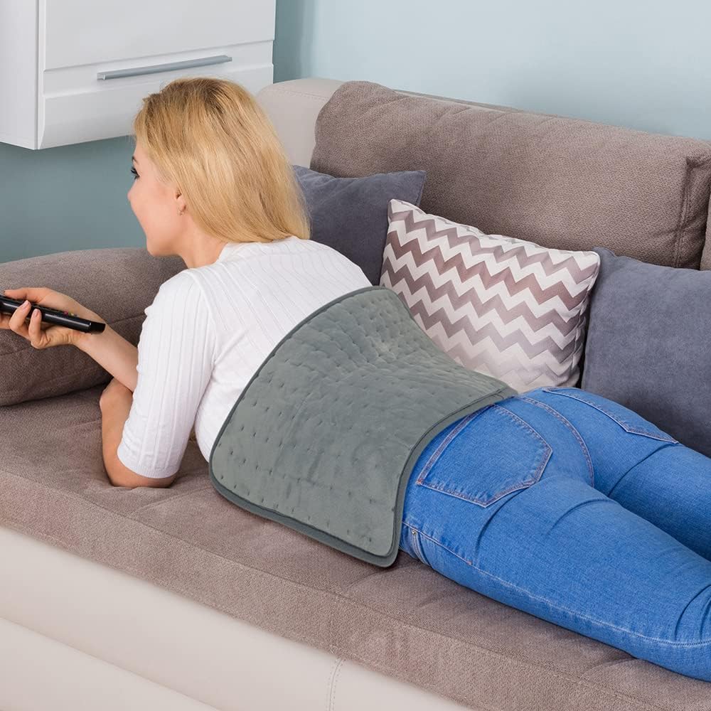 Electric Heat Therapy Pad with Auto Shut Off – Washable Hot Water Bottle Alternative