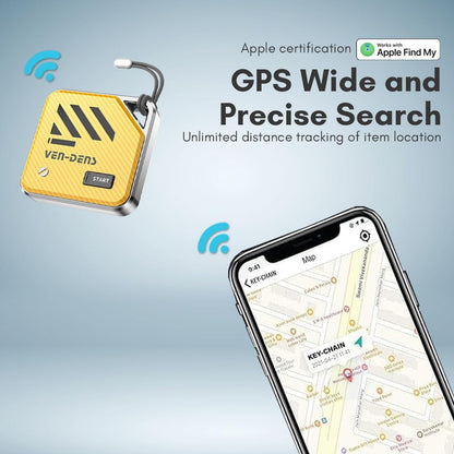 Smart Bluetooth Tracker Tag – Apple Find My, Key, Wallet & Pet Locator