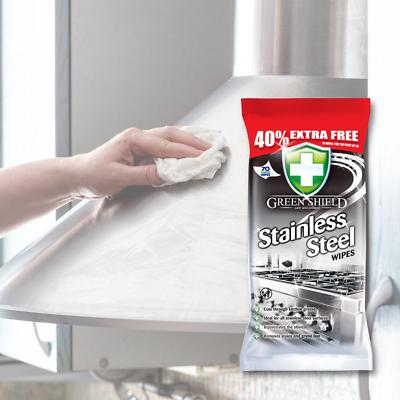 Stainless Steel Wipes – 70 Pack, Streak-Free, Anti-Bacterial, Polish & Protect