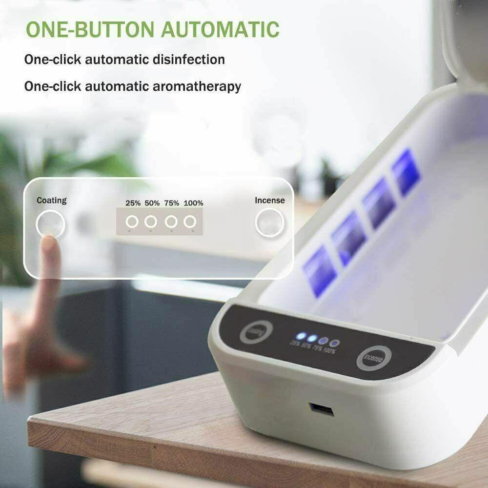 UV Light Mobile Sterilisation Coater, The Ultimate On-the-Go Disinfection Solution for Phones, Watches, and Accessories