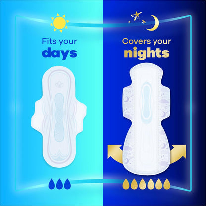 Ultra Day & Night Pads with Wings (Size 3) – Pack of 10