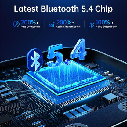 Bluetooth 5.0 FM Car Adaptor – Fast USB Charging, Hands-Free Calls, RGB Lights