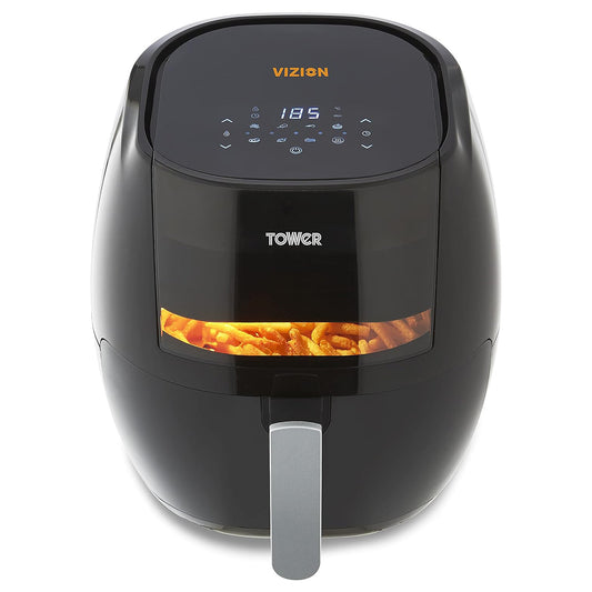 Tower Vizion 7L Digital Air Fryer, Large Capacity, Cooking View, Fast Cooking