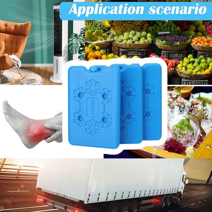 Ashley 400g Ice Brick, Freezer Pack, Reusable Cooling Pack, Ice Pack for Lunch Box, Portable Ice Pack, Non-toxic Ice Pack