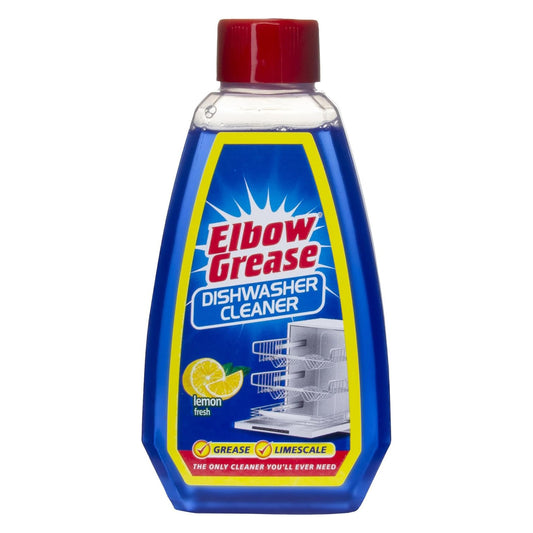 Elbow Grease Dishwasher Cleaner - Deep Cleaning & Descaling - Lemon Fresh Scent - 250ml - Household