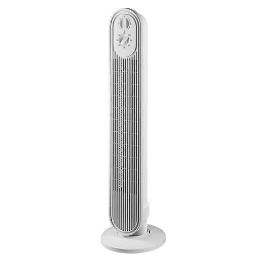 30” Slimline Oscillating Tower Fan – 3 Speed Settings, Quiet & Space-Saving Design