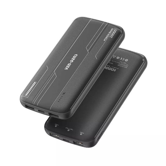 10,000mAh Portable Power Bank – Overheat & Overcharge Protection, Dual USB Output
