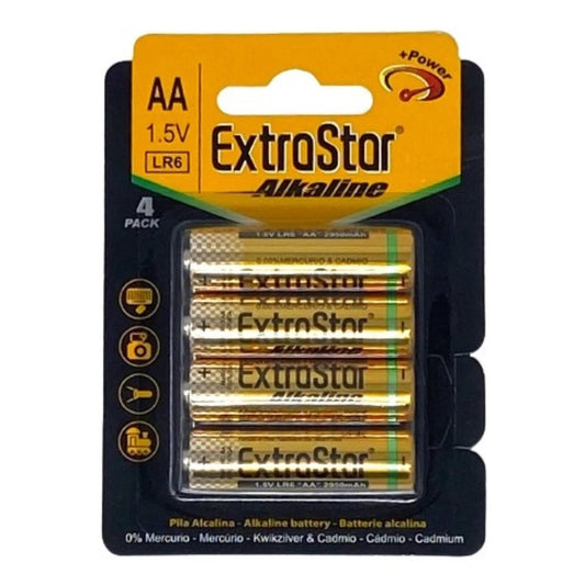 AA 1.5V Alkaline Batteries – Long-Lasting Power (Pack of 4)