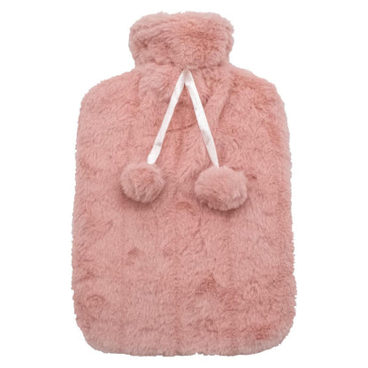 2L Fluffy Plush Hot Water Bottle – Ultra-Soft Cover