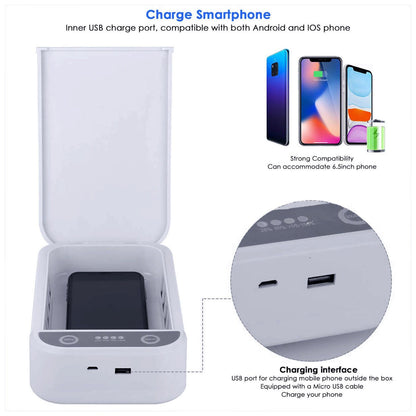 UV Light Mobile Sterilisation Coater, The Ultimate On-the-Go Disinfection Solution for Phones, Watches, and Accessories
