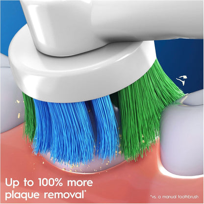 Pro Precision Clean Battery Toothbrush – Plaque Remover Head + 2 Batteries