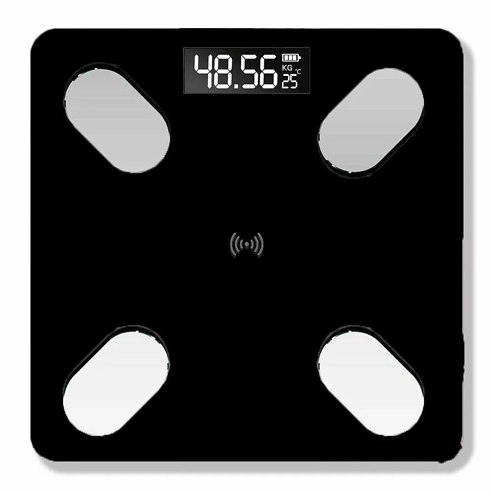 Digital Bathroom Scale – LCD Display, Auto On/Off, 180kg Capacity