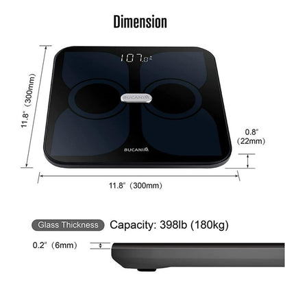 Smart Bluetooth Body Fat Scale – Digital Weight Analyser