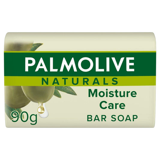 Palmolive Naturals Moisture with Olive Soap Bar 90g for Body Care - Body Wash Bath Soap