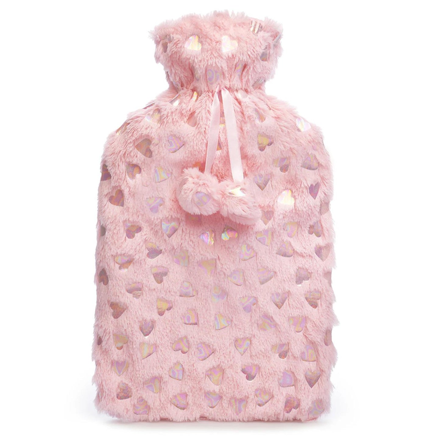 2L Fluffy Plush Hot Water Bottle – Ultra-Soft Cover