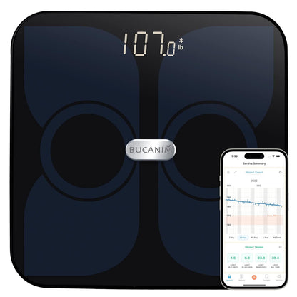 Smart Bluetooth Body Fat Scale – Digital Weight Analyser