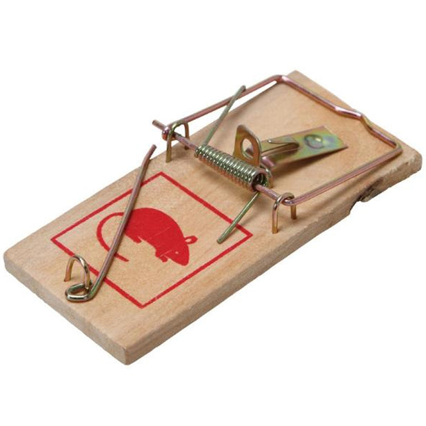 Ashley 3-Piece Wooden Mouse Traps, Eco-Friendly Rodent Control, Reusable Mice Catching Device