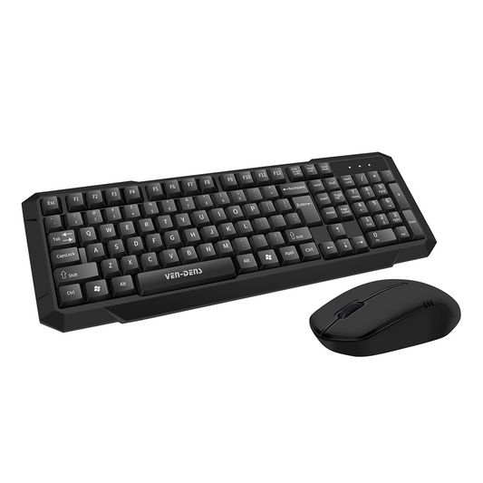 Wireless Keyboard & Mouse Combo – 2.4GHz, Long Range, PC & Laptop Use
