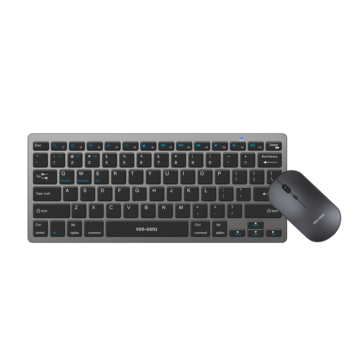 Wireless Keyboard & Mouse Set – Slim 2.4GHz USB Combo for Windows & Mac